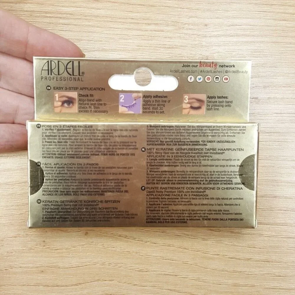 Ardell Professional REMY Lashes # 778 Invisiband Keratin Infused Tapered Tips